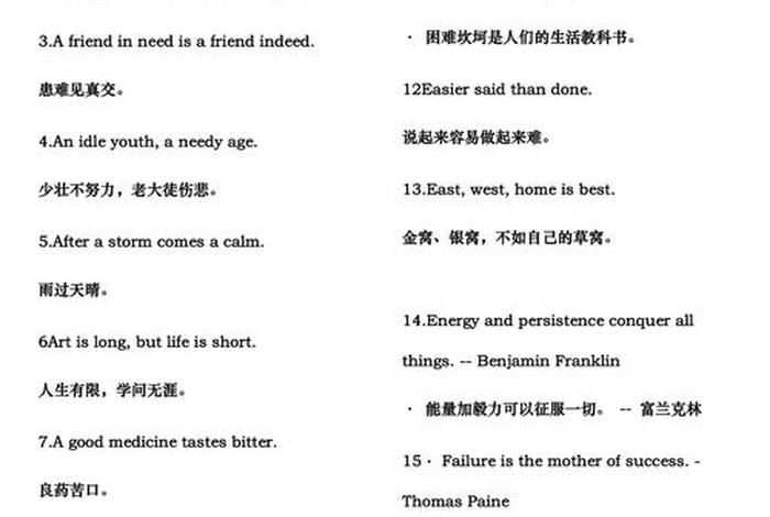 英语名言警句，英语励志名言100句
