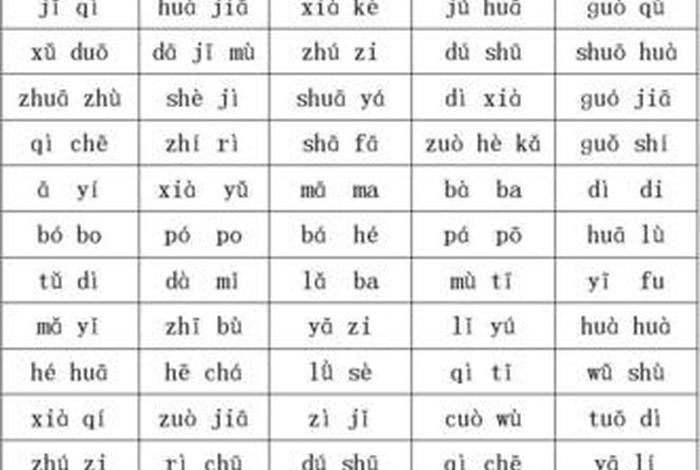 一年级拼音拼读训练；一年级拼音拼读训练全套