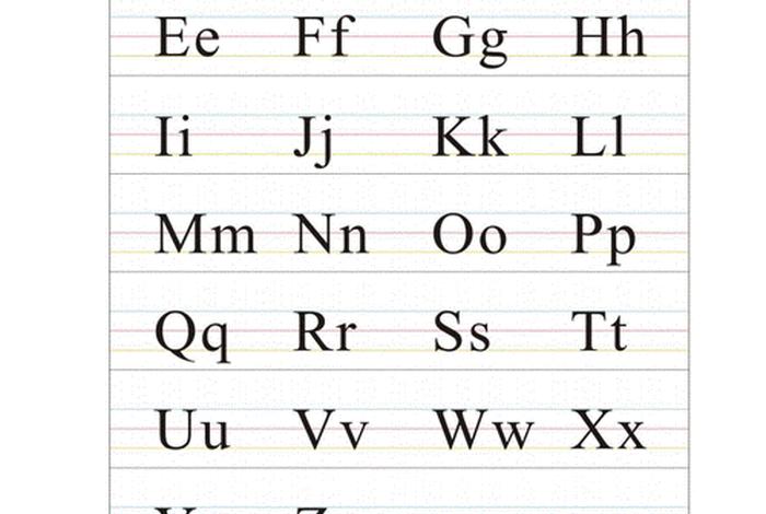 英语入门学26个字母表 - 英语入门学26个字母表图片大全
