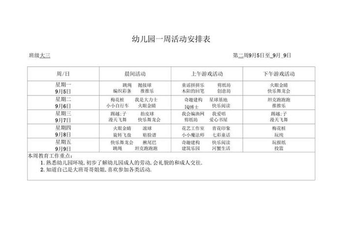 幼儿园游戏学习规划、幼儿游戏学期计划