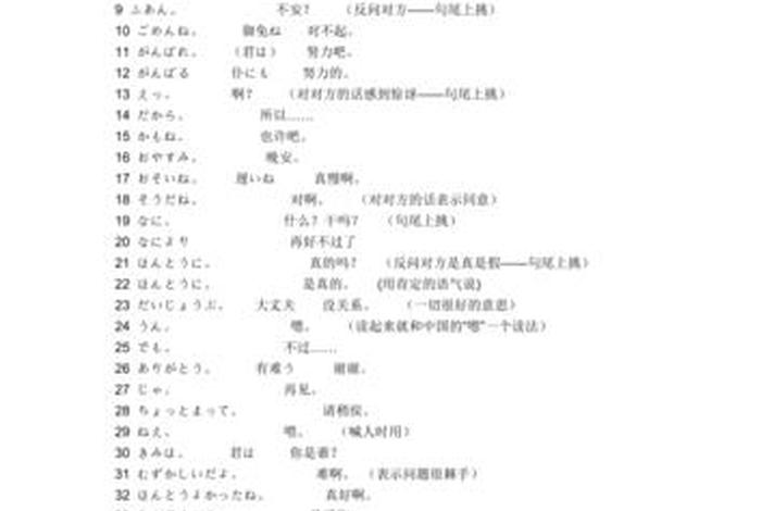 学习日语日常用语 日语日常用语教程