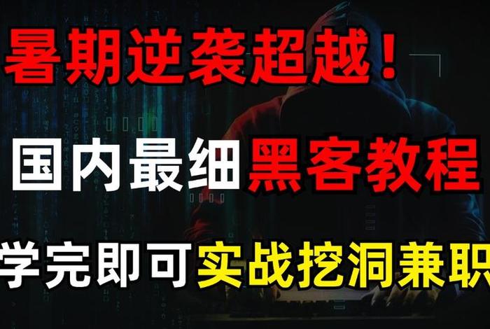 黑客技术自学教程（黑客技术自学教程书籍）