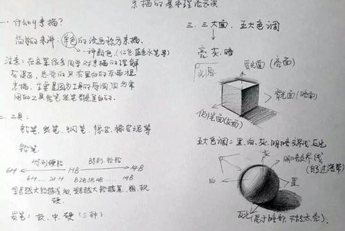 素描学的过程包括哪些、素描学的过程是从基础到