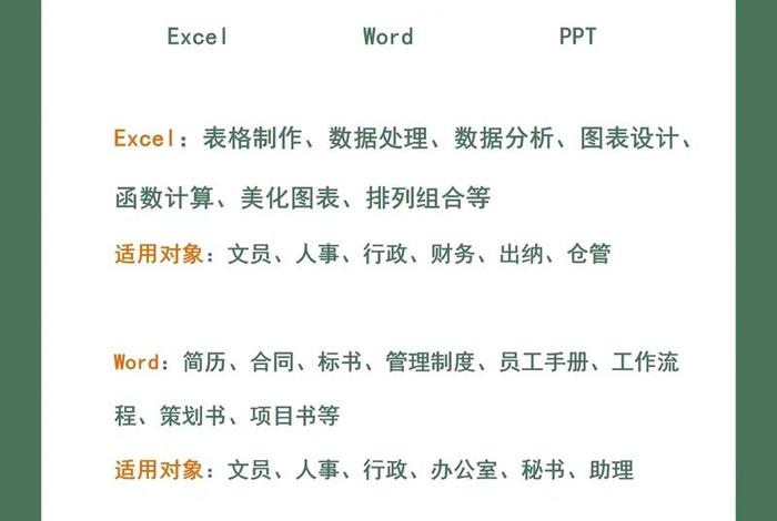 办公软件学哪个好 办公软件学哪些