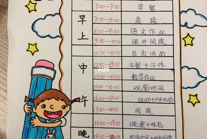时间规划学生、学生时间规划表怎么画