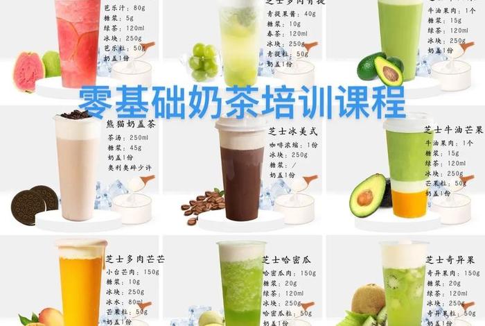 奶茶学习培训多少钱；学奶茶培训需要多少钱