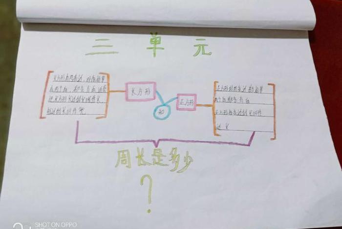 数学思维导图手抄报；数学思维导图手抄报三年级上