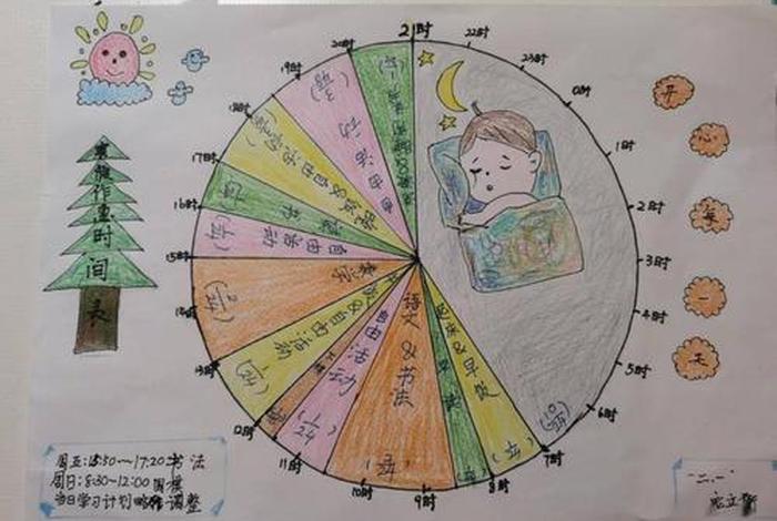 寒假学习计划表绘画 - 寒假计划表手绘可爱