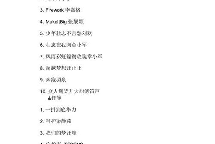 励志的歌曲（励志的歌曲有哪些）