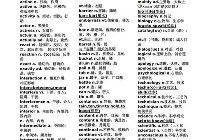 四级英语词汇；四级英语词汇书