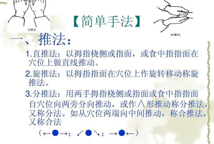学习推拿入门教程 - 推拿手法学教程视频