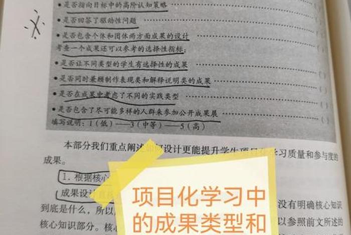 项目化学习成果展示、项目化成果类型