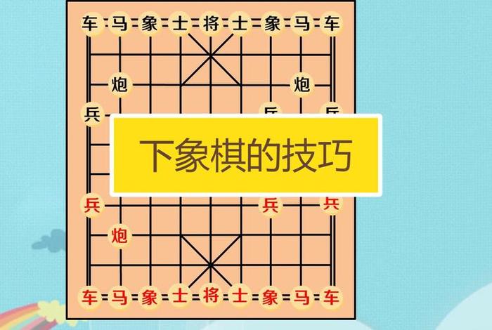学下象棋入门口诀 - 初级象棋入门教程视频