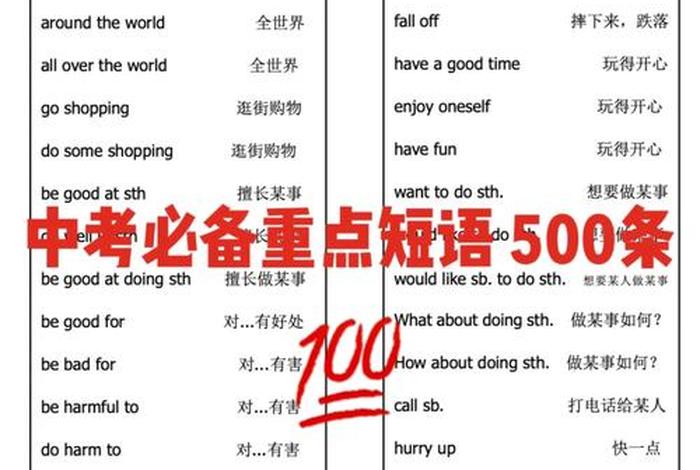 学习短语10字以内 经典短语10字以内
