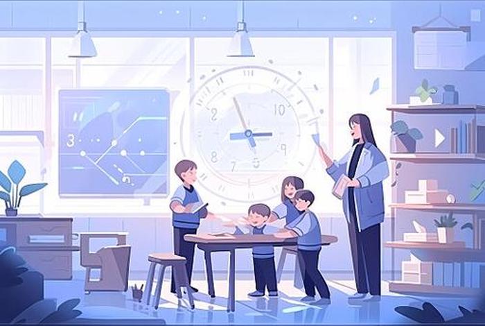 学校学习图片动漫、学校图片唯美手绘