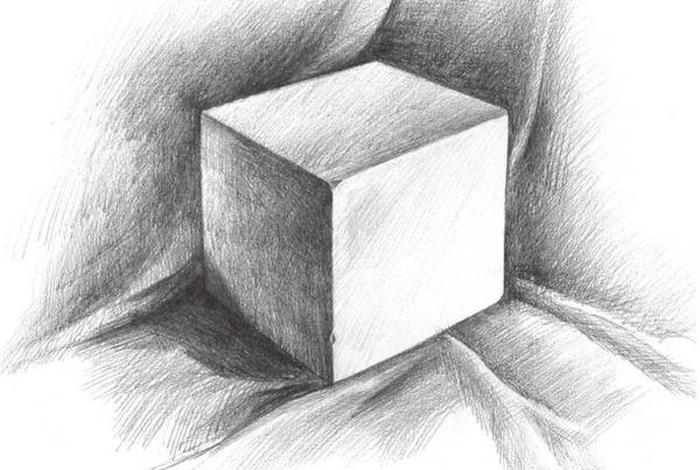 素描零基础教学，素描零基础教学正方体