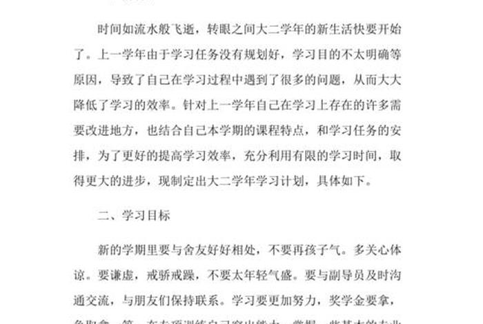 大学三年学习计划（大学三年规划800字）