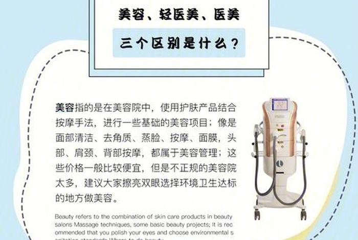 医学美容技术；医学美容技术和医学美容有什么区别