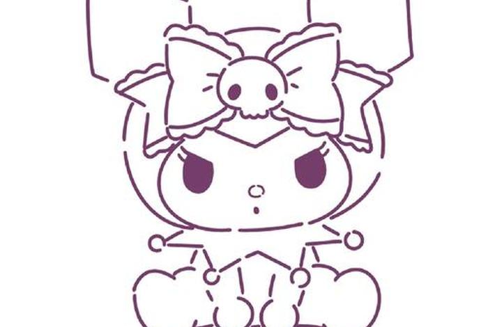 可爱简笔画、可爱简笔画库洛米