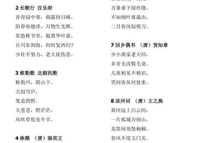有关学习的古诗（小学生75首古诗）
