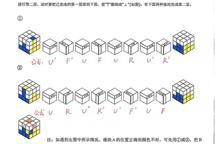 学习魔方口诀；魔方口诀速记