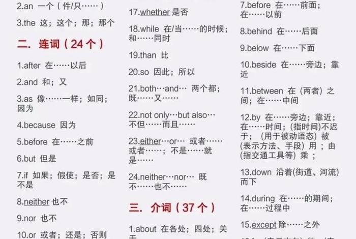 学习是什么词性；英语有哪些词性