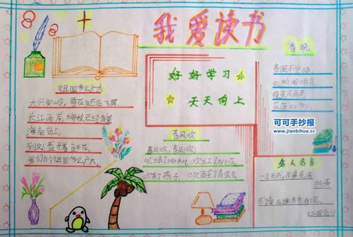 语文学习手抄报、一年级阅读手抄报