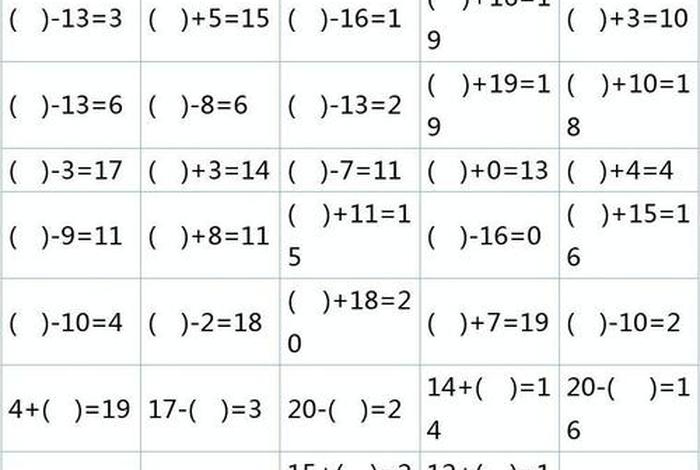 大班数学试卷题目大全20以内 - 大班数学试卷题目大全20以内三位数连加连减 大班数学试卷题目大全20以内 - 大班数学试卷题目大全20以内三位数连加连减