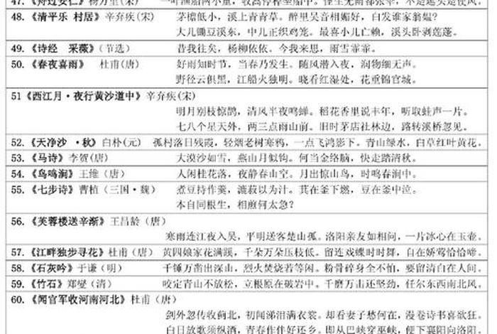 古诗