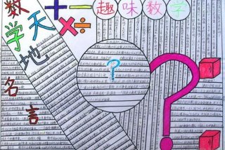 关于数学手抄报内容 - 关于数学手抄报内容三年级