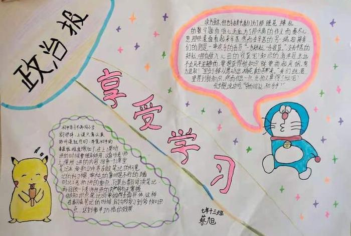 政治心得体会手抄报、政治心得怎么写800字