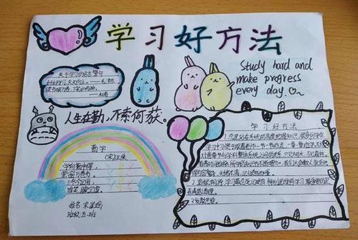 学习方法及技巧的手抄报