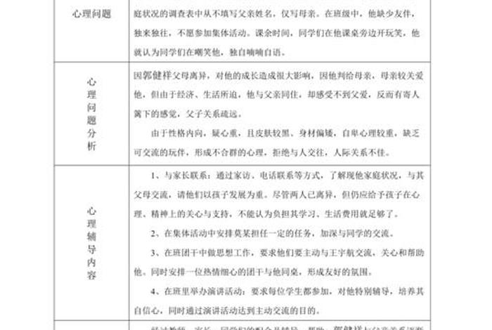 学校学生心理咨询记录（学校学生心理咨询记录表怎么填）