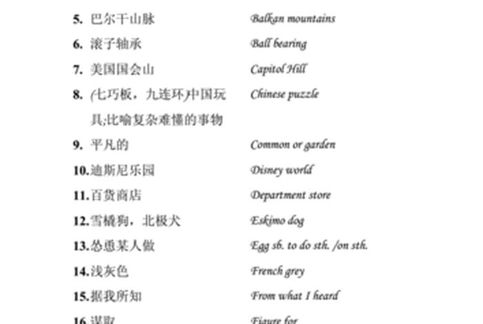 学习词汇的语句 通过词汇学学到了什么
