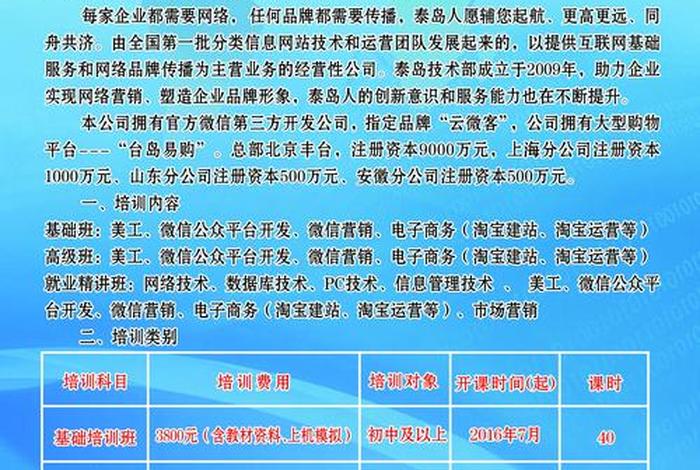电子商务培训班有用吗（电子商务 培训班,需要学多久）