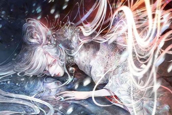 雪系动漫人物异瞳壁纸、动漫人物雪女