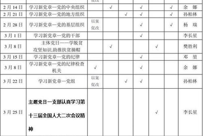个人行动计划 - 党员个人行动计划