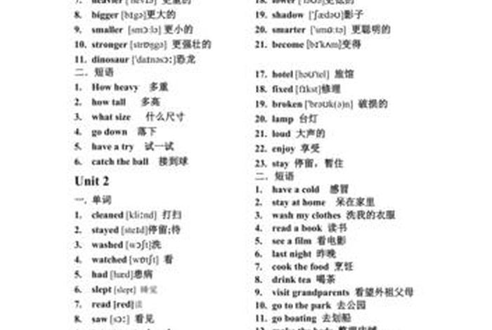学习英语短语（26个英语单词）