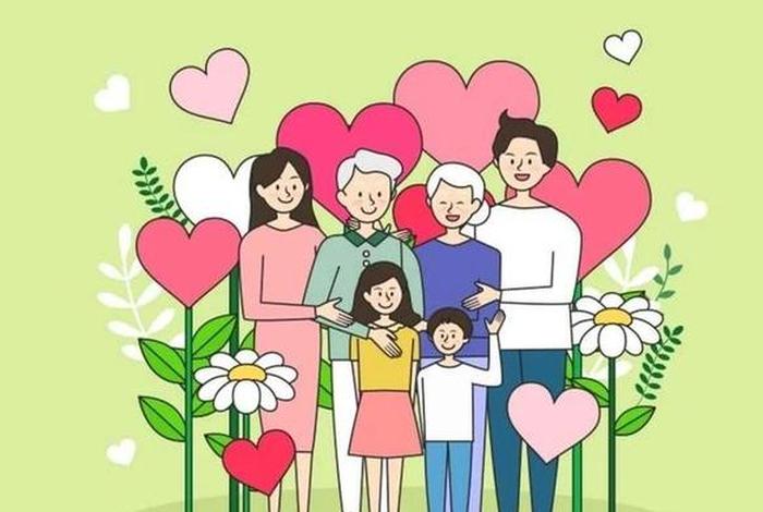 家庭生活照制作（家庭生活照卡通）