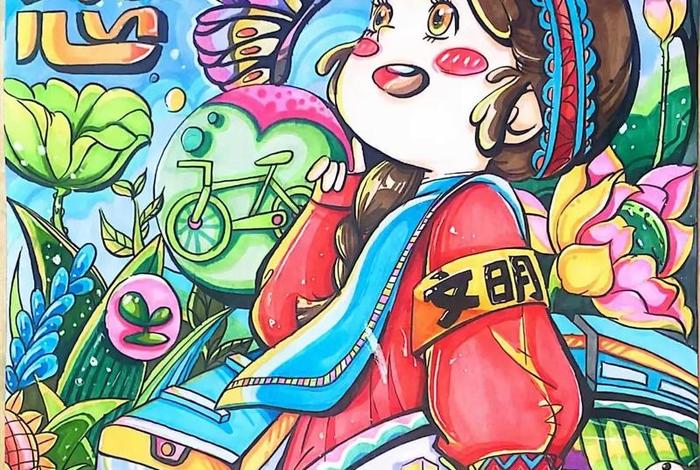 低碳生活海报绘画、低碳生活海报手绘 低碳生活海报绘画、低碳生活海报手绘