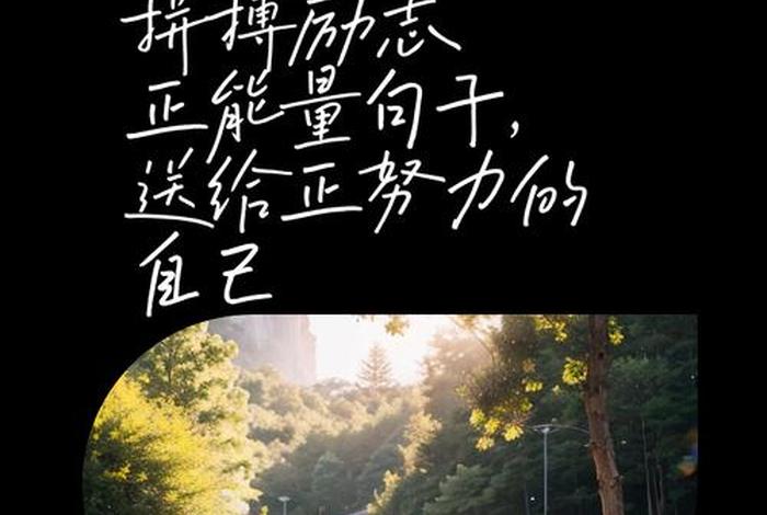 努力生活正能量的句子 - 努力生活正能量的句子图片