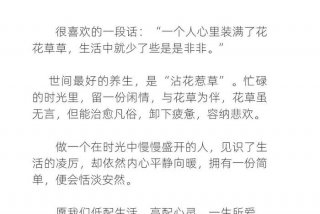低配生活,高配心灵,一生所爱,清风和自由,偏爱与温柔 低配生活,高配人生作文
