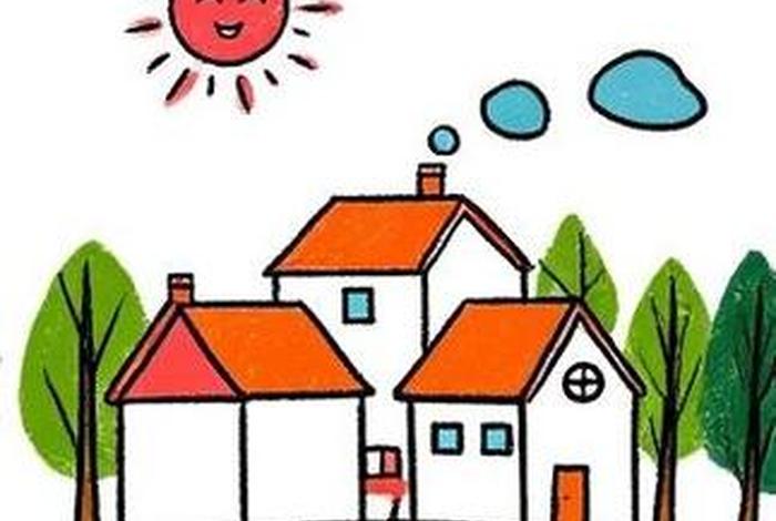 社区生活图片高清图片（社区生活简笔画漂亮又简单）