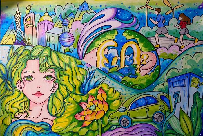 低碳生活画画作品图片大全、低碳生活画 手绘 低碳生活画画作品图片大全、低碳生活画 手绘