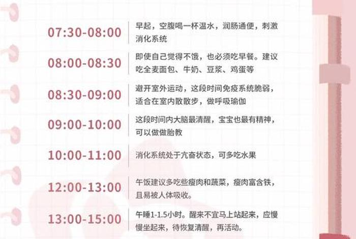 备孕生活作息时间表、备孕期作息表 备孕生活作息时间表、备孕期作息表