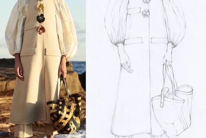 生活的服装；生活服装设计稿