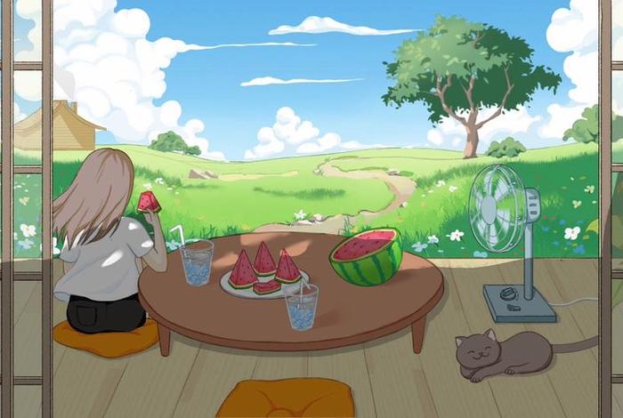 悠闲自在享受生活图片，悠闲自在享受生活图片卡通