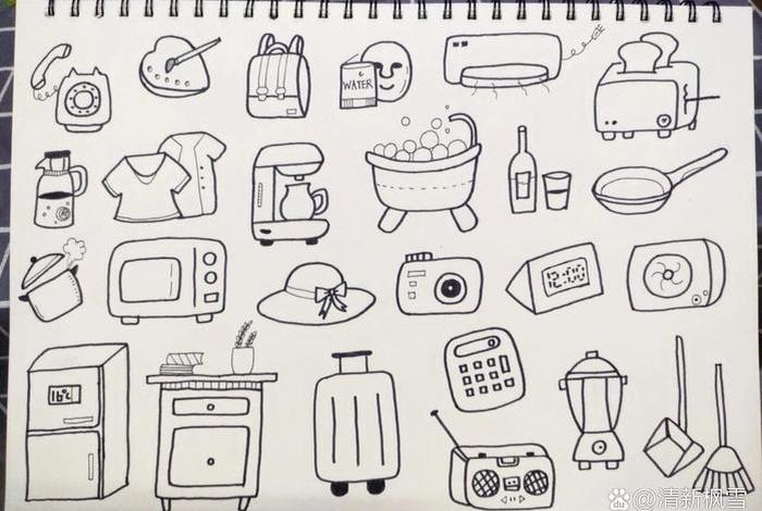 生活中的图案组合实物；生活中的图形物品图片简笔画