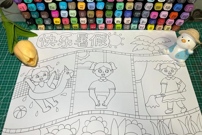 假期生活画一幅画 画一幅假期生活的画 假期生活画一幅画 画一幅假期生活的画