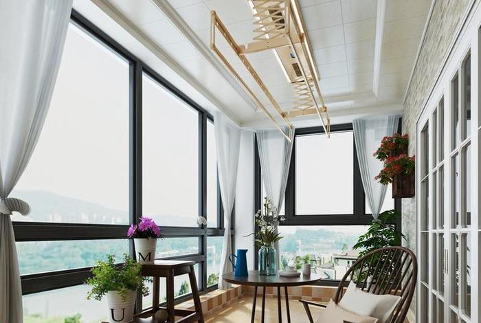 生活阳台吊顶装修效果图；生活阳台吊顶装修效果图片